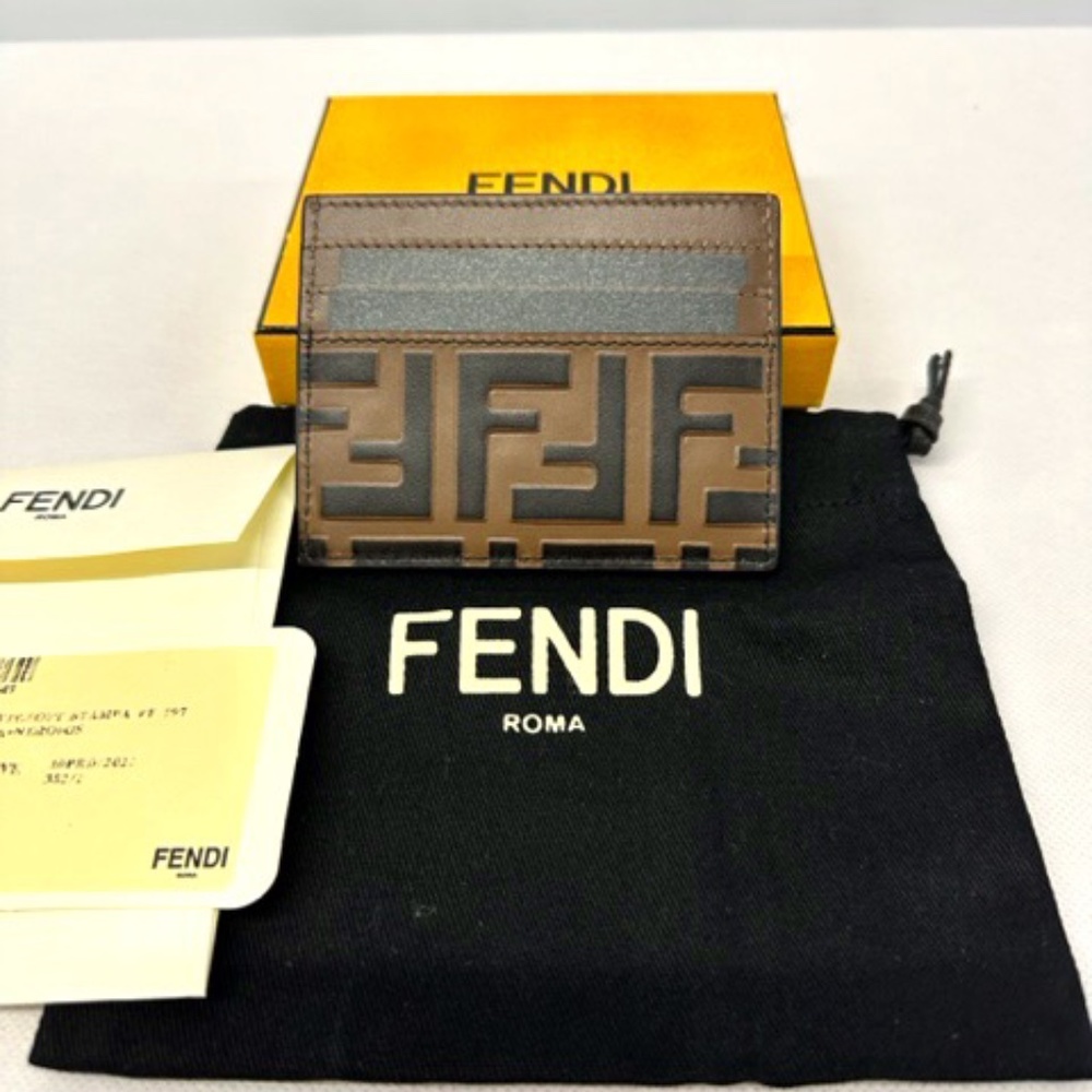 Brand New Fendi FF Logo Cardholder